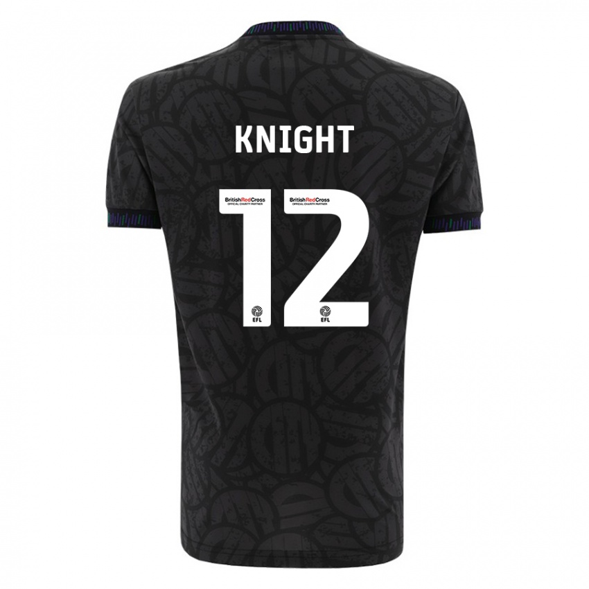 Herren Jason Knight #12 Schwarz Auswärtstrikot Trikot 2023/24 T-Shirt Schweiz