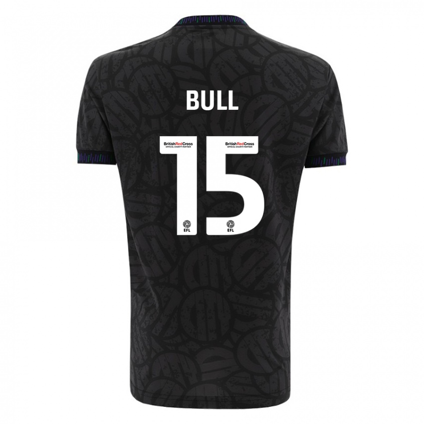 Herren Jasmine Bull #15 Schwarz Auswärtstrikot Trikot 2023/24 T-Shirt Schweiz