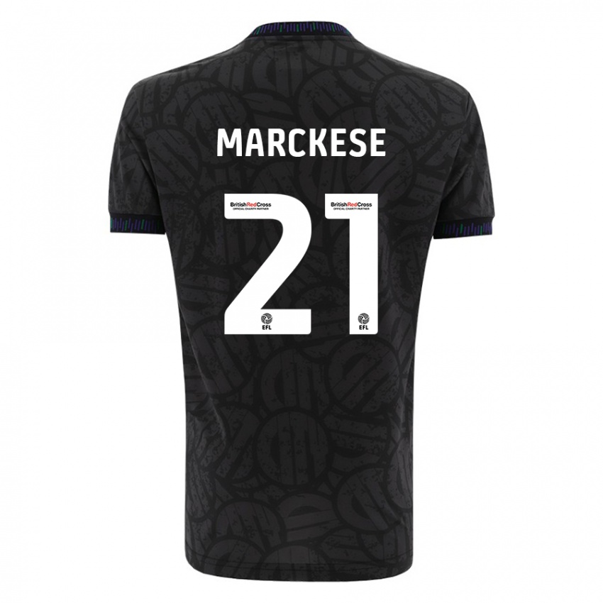 Herren Kaylan Marckese #21 Schwarz Auswärtstrikot Trikot 2023/24 T-Shirt Schweiz