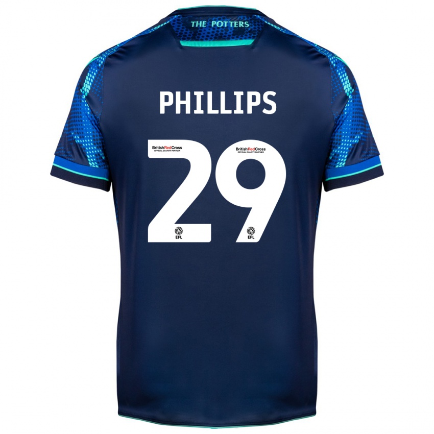 Herren D'margio Wright-Phillips #29 Marine Auswärtstrikot Trikot 2023/24 T-Shirt Schweiz