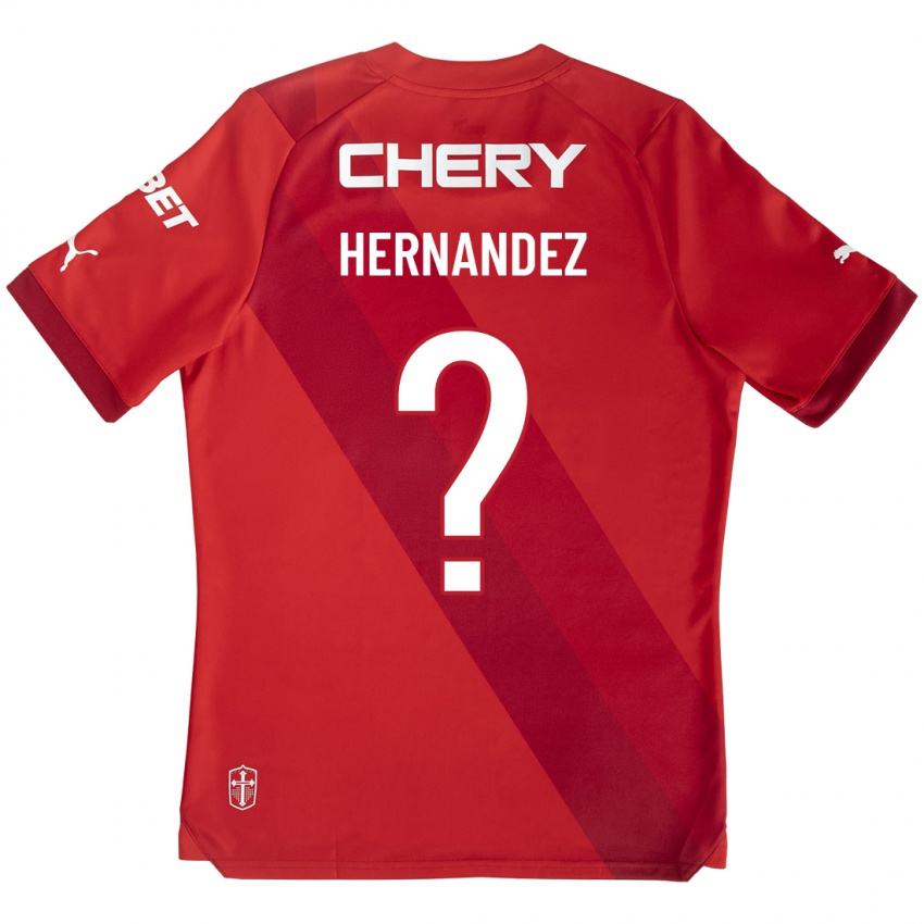Homme Maillot Luis Felipe Hernández #0 Rouge Tenues Extérieur 2023/24 T-Shirt Suisse