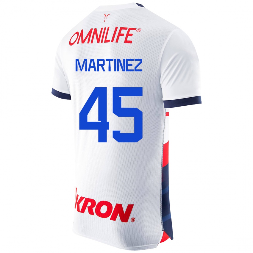 Herren Raúl Martínez #45 Weiß Auswärtstrikot Trikot 2023/24 T-Shirt Schweiz