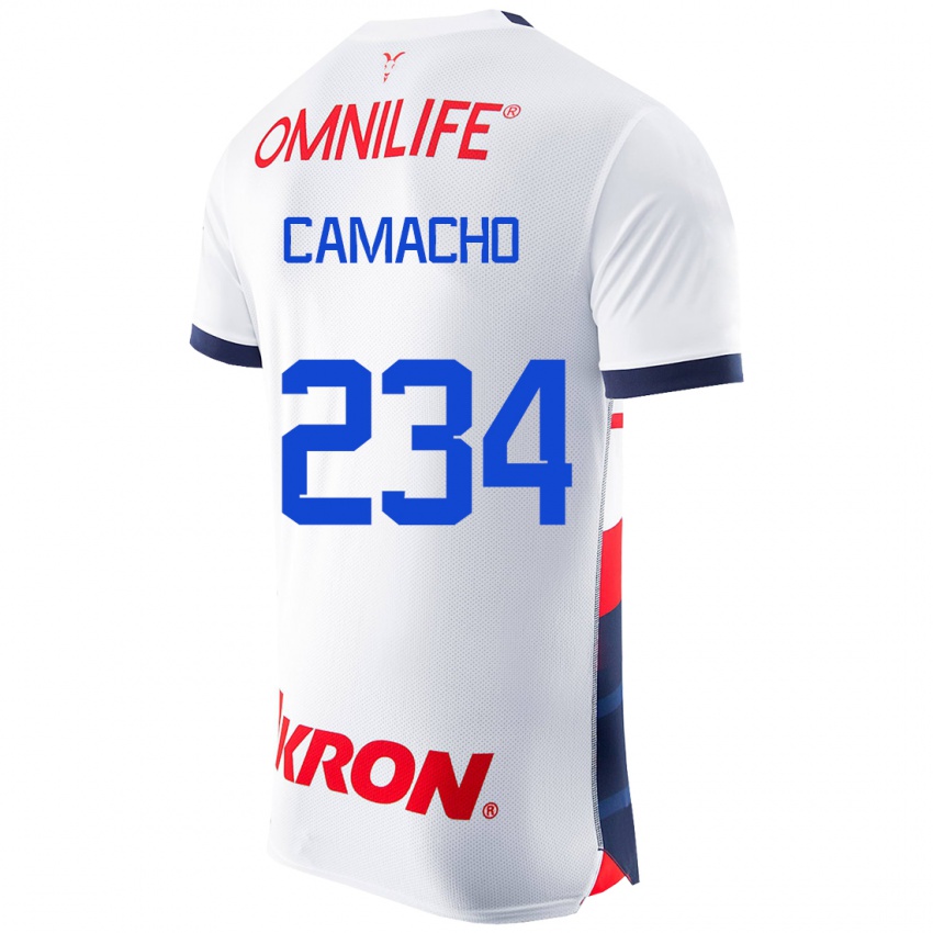 Herren Xandor Camacho #234 Weiß Auswärtstrikot Trikot 2023/24 T-Shirt Schweiz
