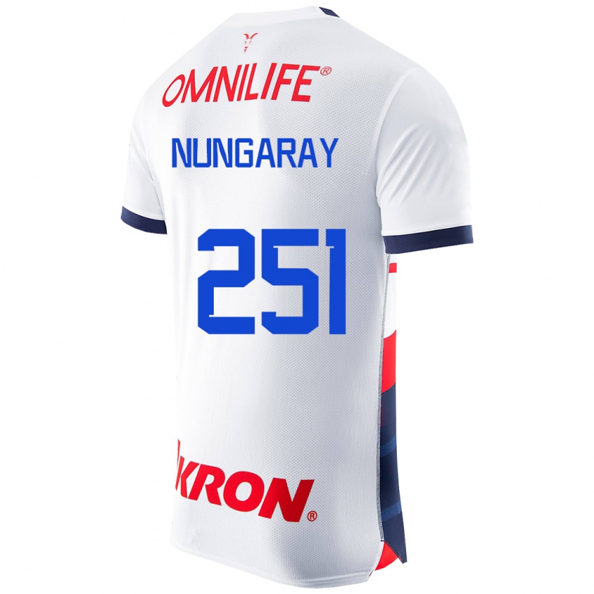 Herren David Nungaray #251 Weiß Auswärtstrikot Trikot 2023/24 T-Shirt Schweiz