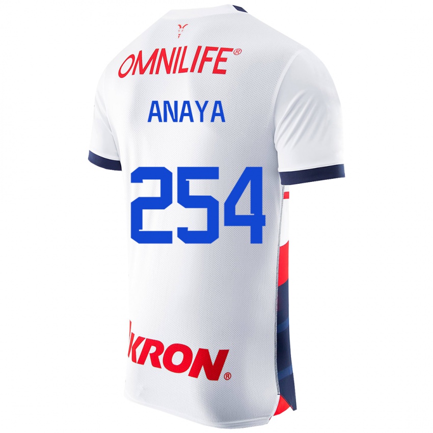 Herren Mario Anaya #254 Weiß Auswärtstrikot Trikot 2023/24 T-Shirt Schweiz