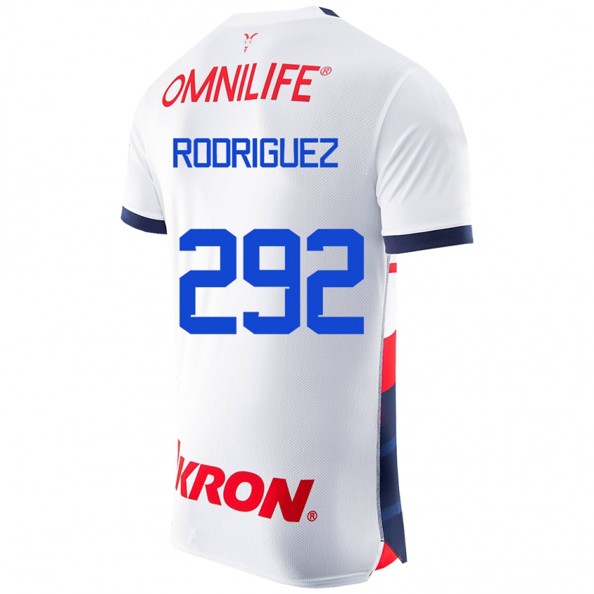 Herren Emiliano Rodríguez #292 Weiß Auswärtstrikot Trikot 2023/24 T-Shirt Schweiz