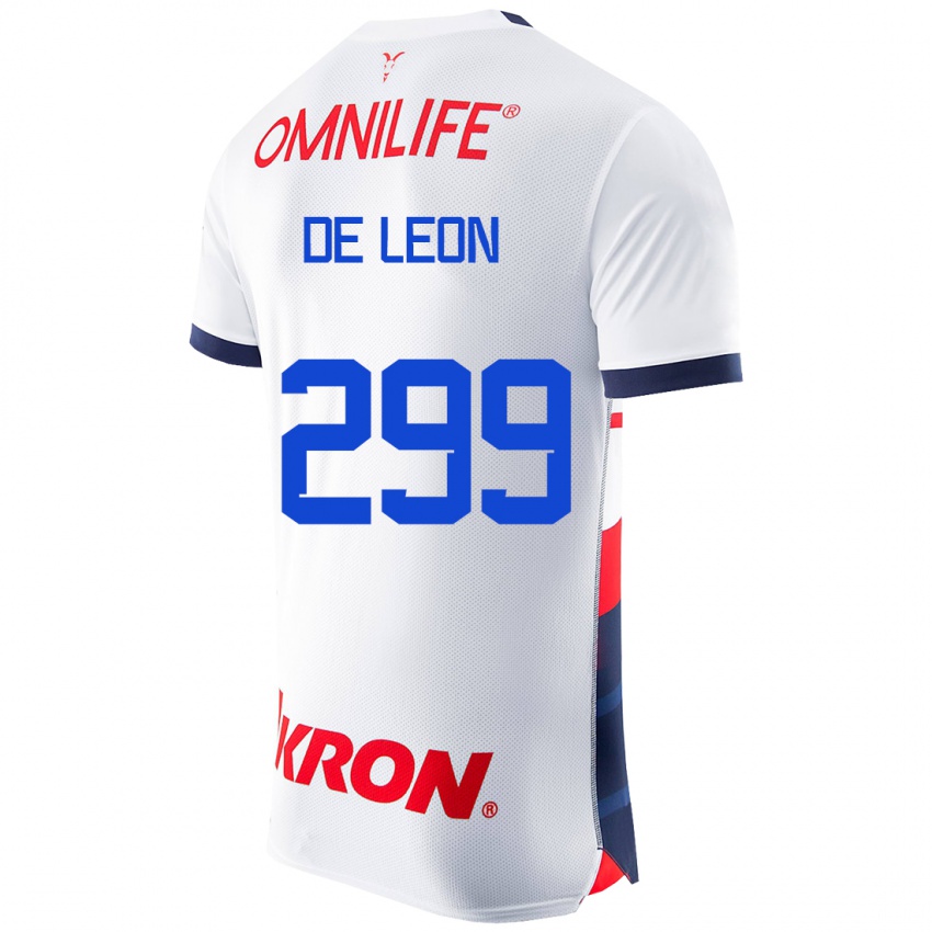 Herren Jared De León #299 Weiß Auswärtstrikot Trikot 2023/24 T-Shirt Schweiz