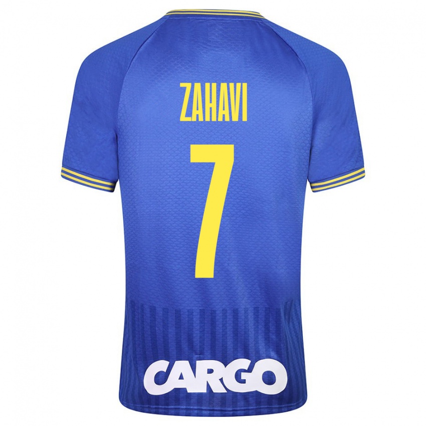 Homme Maillot Eran Zahavi #7 Bleu Tenues Extérieur 2023/24 T-Shirt Suisse