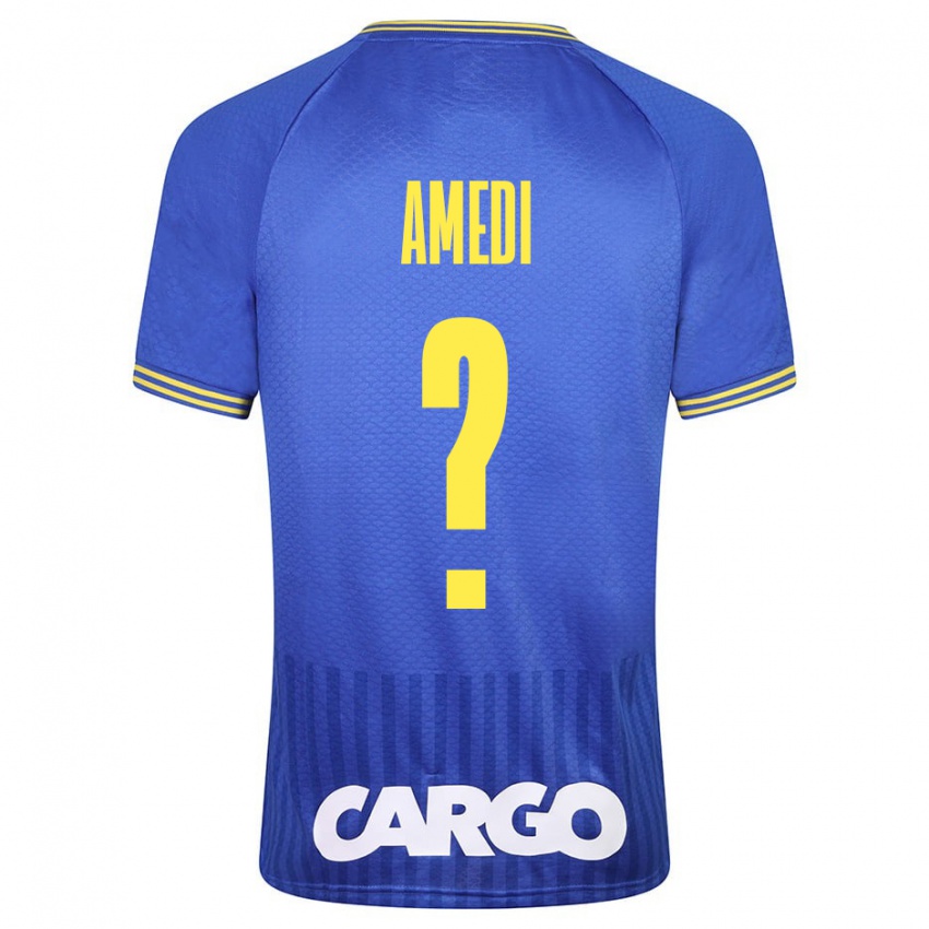 Homme Maillot Roei Amedi #0 Bleu Tenues Extérieur 2023/24 T-Shirt Suisse