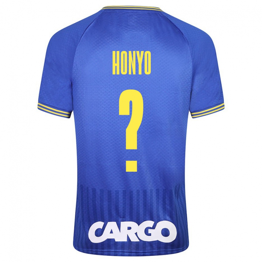 Homme Maillot Yoav Honyo #0 Bleu Tenues Extérieur 2023/24 T-Shirt Suisse