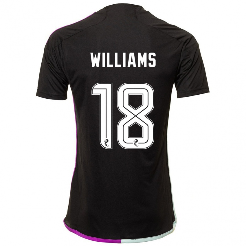 Homme Maillot Rhys Williams #18 Noir Tenues Extérieur 2023/24 T-Shirt Suisse
