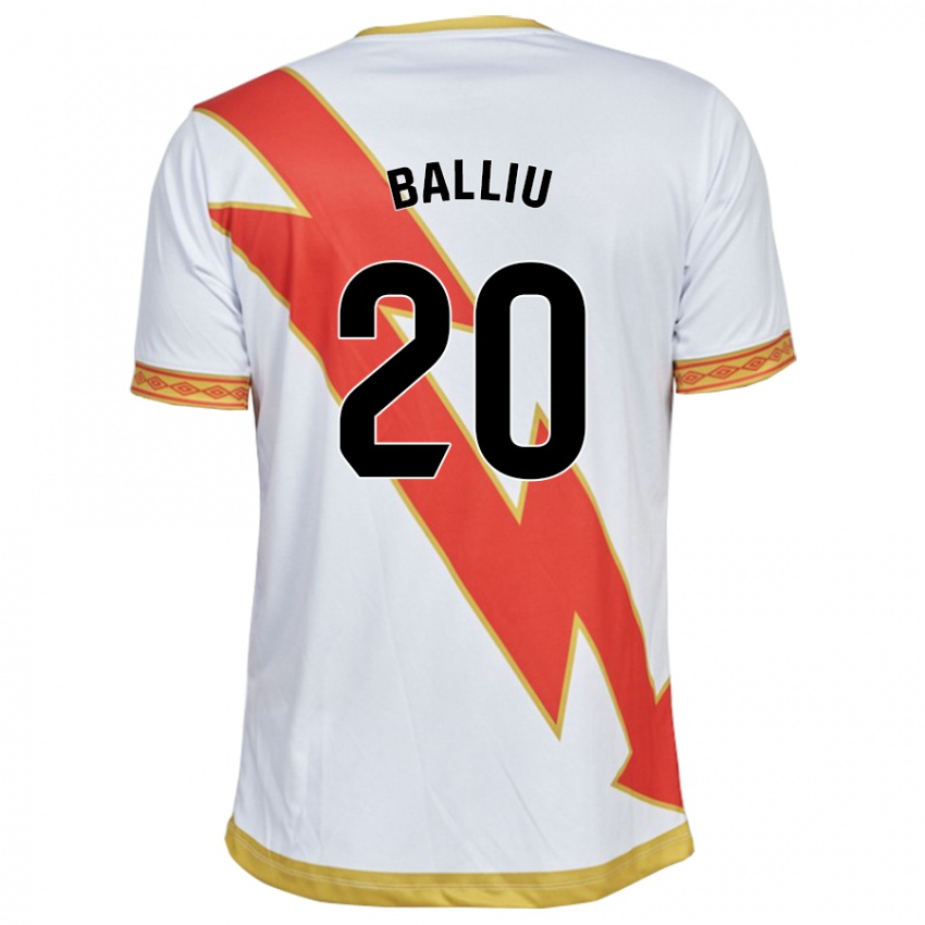 Femme Maillot Iván Balliu #20 Blanc Tenues Domicile 2023/24 T-Shirt Suisse