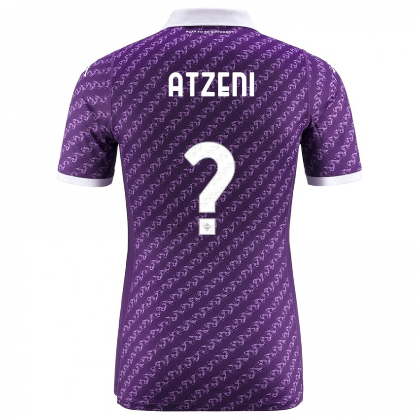 Damen Davide Atzeni #0 Violett Heimtrikot Trikot 2023/24 T-Shirt Schweiz