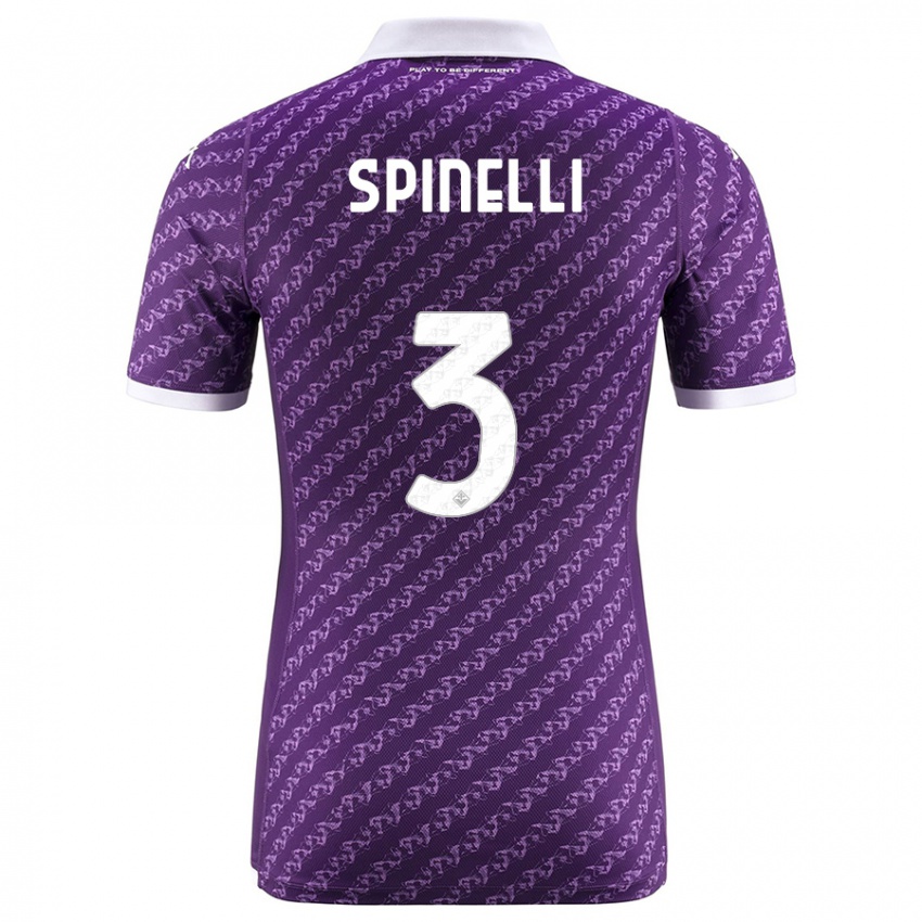 Femme Maillot Giorgia Spinelli #3 Violet Tenues Domicile 2023/24 T-Shirt Suisse