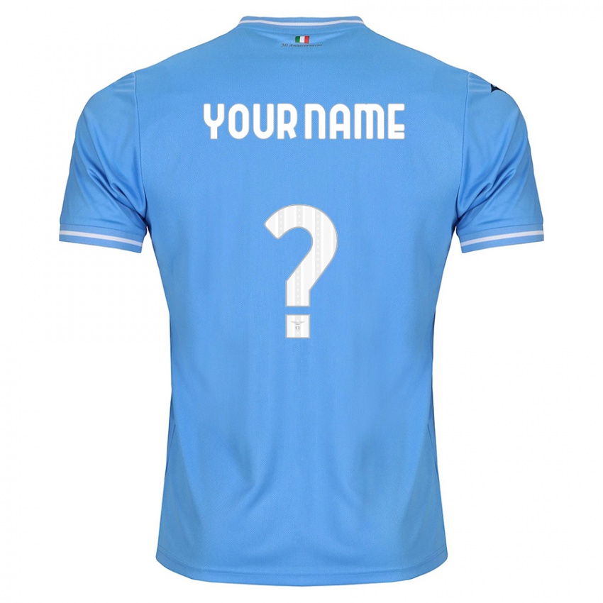 Femme Maillot Votre Nom #0 Bleu Tenues Domicile 2023/24 T-Shirt Suisse