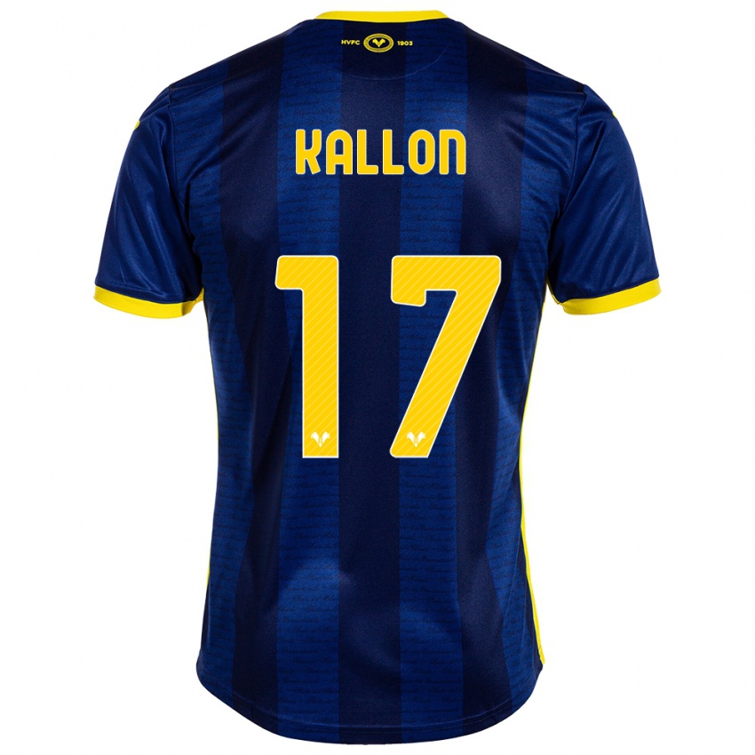 Femme Maillot Yayah Kallon #17 Marin Tenues Domicile 2023/24 T-Shirt Suisse