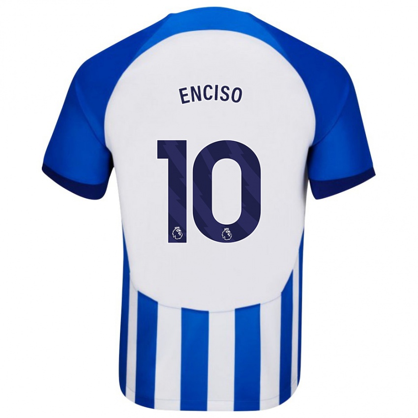 Damen Julio Enciso #10 Blau Heimtrikot Trikot 2023/24 T-Shirt Schweiz