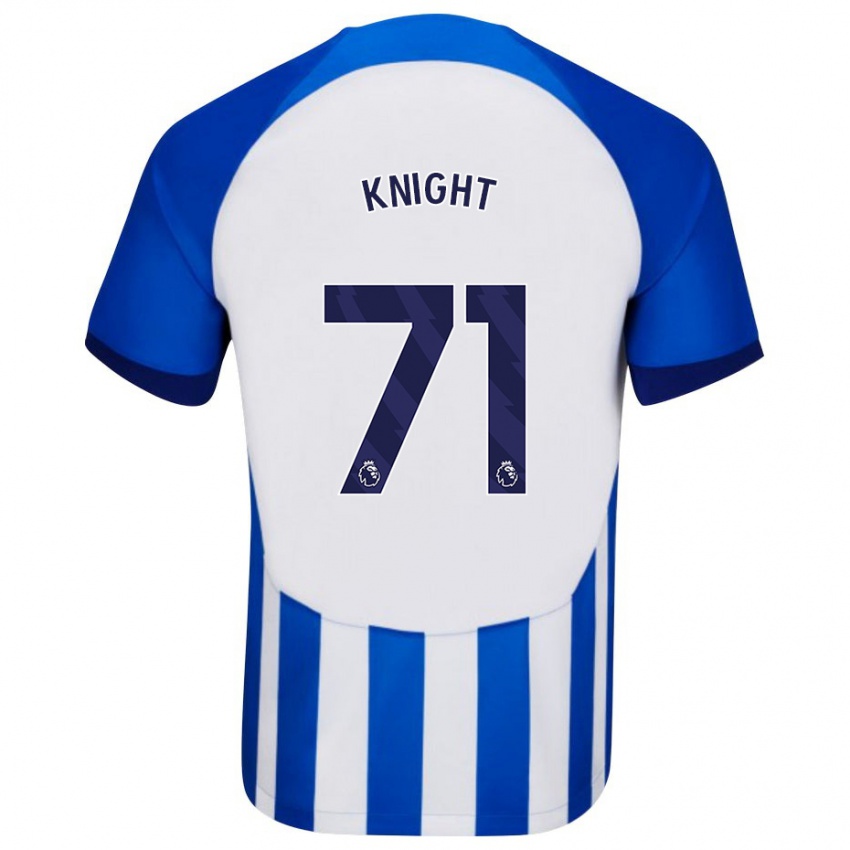 Damen Joe Knight #71 Blau Heimtrikot Trikot 2023/24 T-Shirt Schweiz