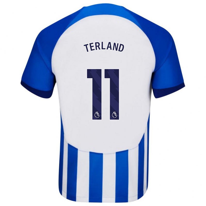 Damen Elisabeth Terland #11 Blau Heimtrikot Trikot 2023/24 T-Shirt Schweiz