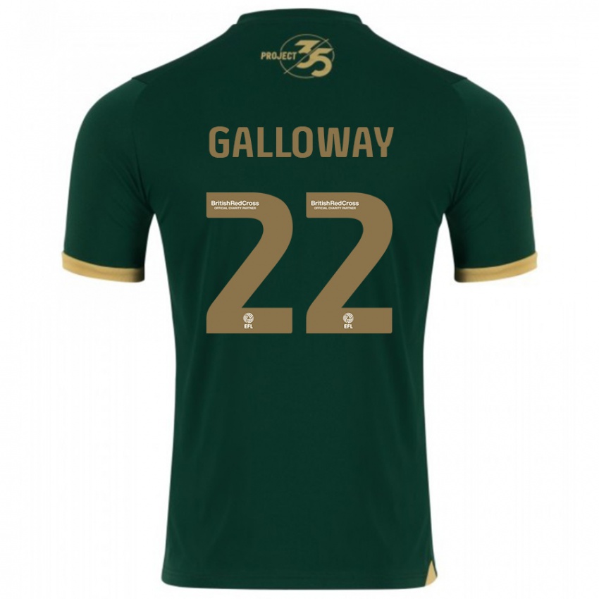 Femme Maillot Brendan Galloway #22 Vert Tenues Domicile 2023/24 T-Shirt Suisse