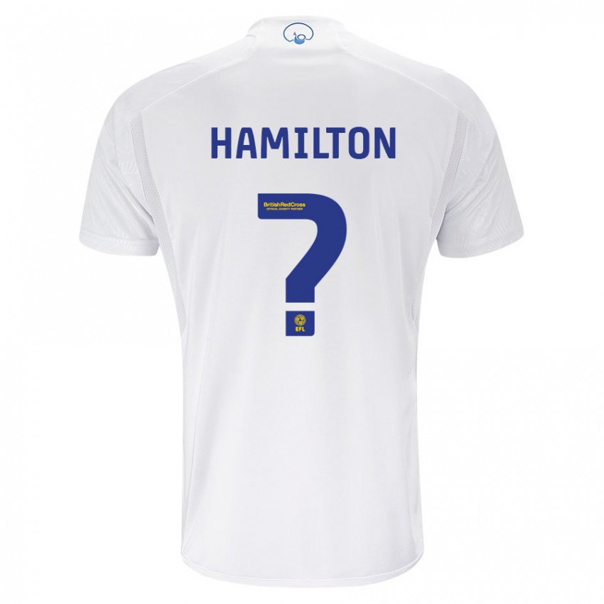 Damen Joshua Hamilton #0 Weiß Heimtrikot Trikot 2023/24 T-Shirt Schweiz