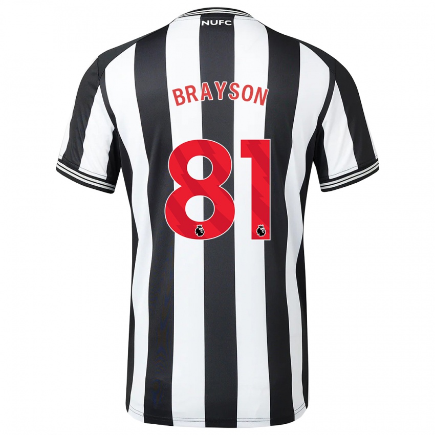 Damen Joe Brayson #81 Schwarz-Weiss Heimtrikot Trikot 2023/24 T-Shirt Schweiz