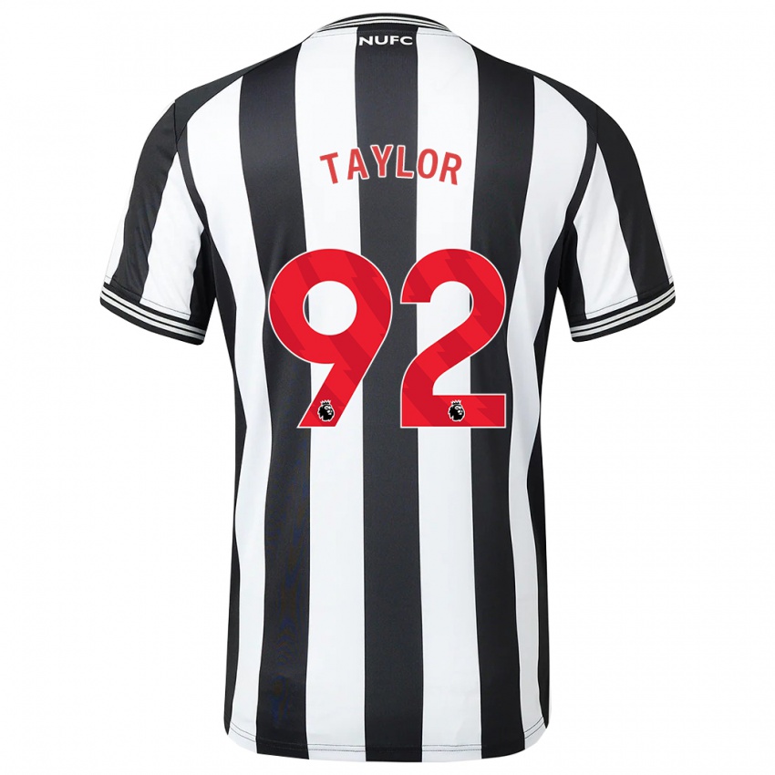Damen Matthew Taylor #92 Schwarz-Weiss Heimtrikot Trikot 2023/24 T-Shirt Schweiz