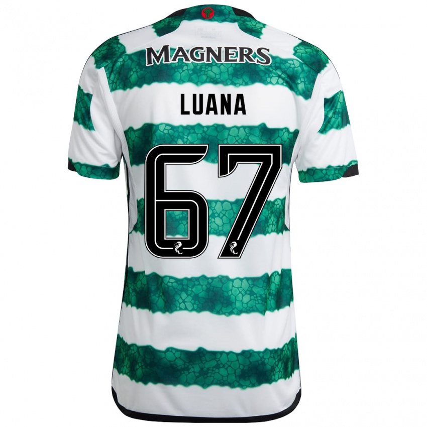 Damen Luana Muñoz #67 Grün Heimtrikot Trikot 2023/24 T-Shirt Schweiz