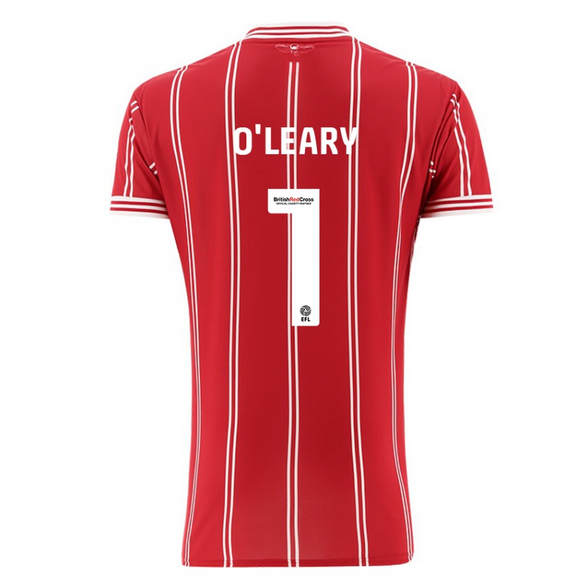 Femme Maillot Max O'leary #1 Rouge Tenues Domicile 2023/24 T-Shirt Suisse