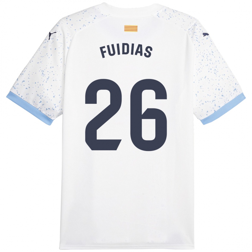 Damen Toni Fuidias #26 Weiß Auswärtstrikot Trikot 2023/24 T-Shirt Schweiz