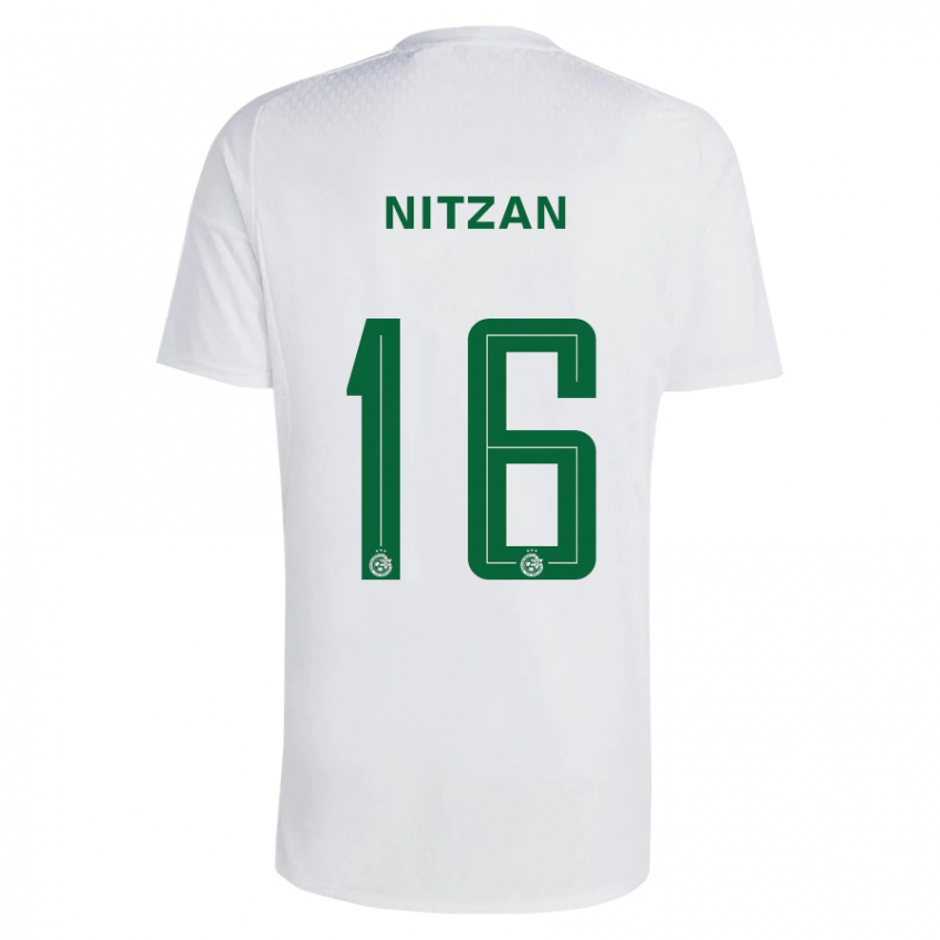 Damen Itamar Nitzan #16 Grün Blau Auswärtstrikot Trikot 2023/24 T-Shirt Schweiz