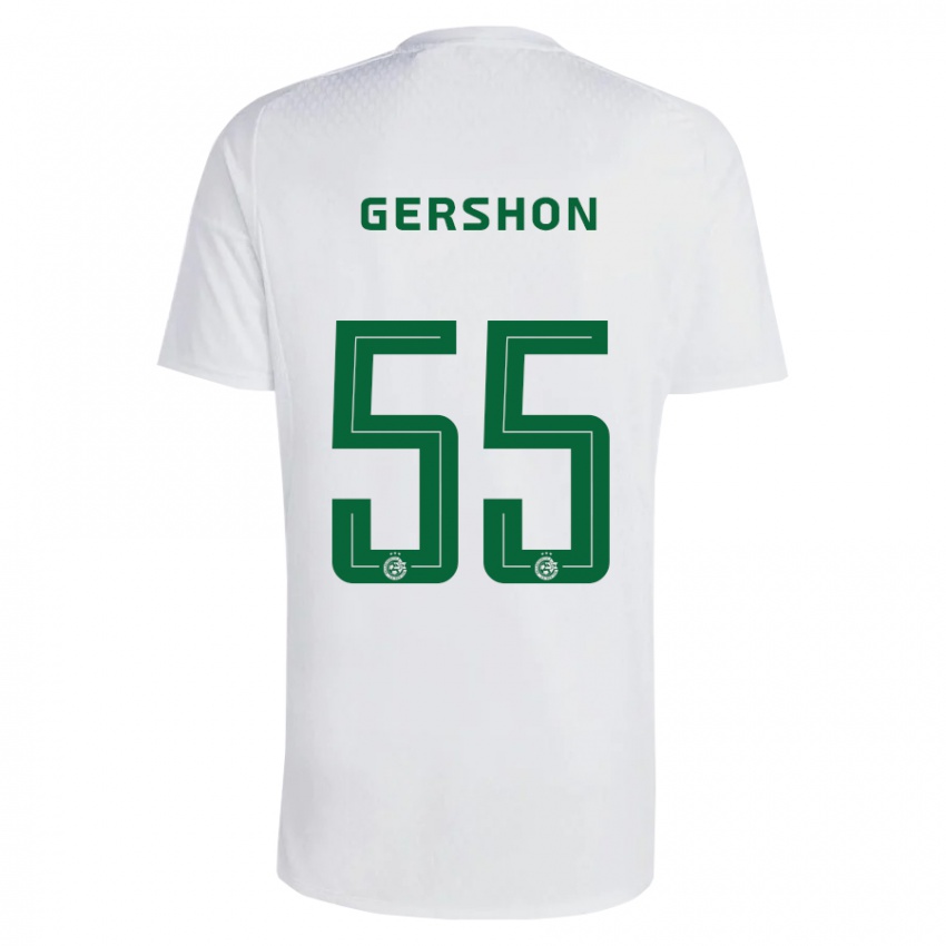 Damen Rami Gershon #55 Grün Blau Auswärtstrikot Trikot 2023/24 T-Shirt Schweiz
