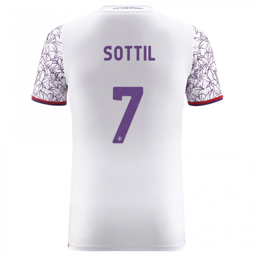 Damen Riccardo Sottil #7 Weiß Auswärtstrikot Trikot 2023/24 T-Shirt Schweiz