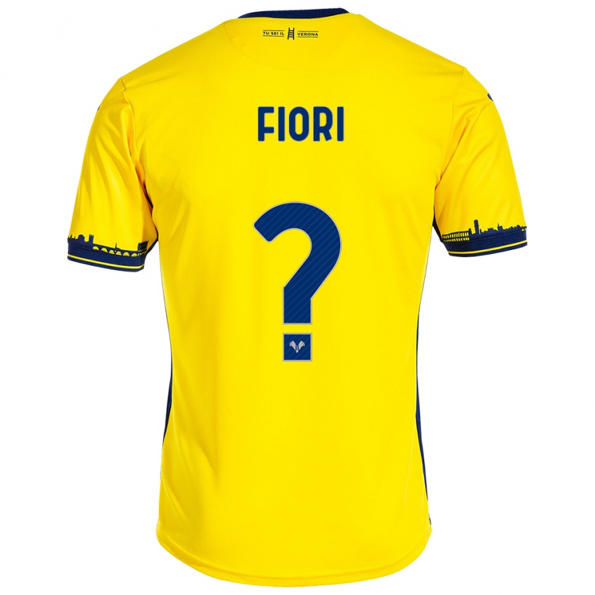 Damen Nicolas Fiori #0 Gelb Auswärtstrikot Trikot 2023/24 T-Shirt Schweiz