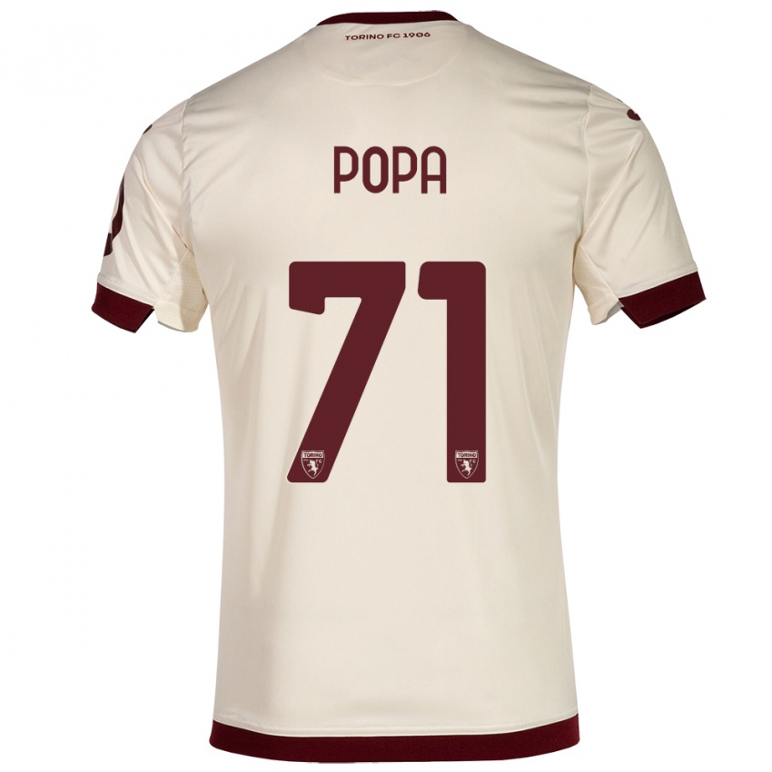 Damen Mihai Popa #71 Sekt Auswärtstrikot Trikot 2023/24 T-Shirt Schweiz
