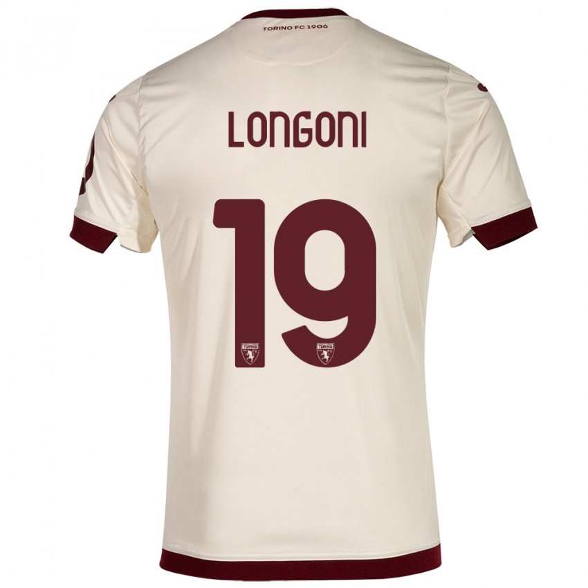 Damen Marco Longoni #19 Sekt Auswärtstrikot Trikot 2023/24 T-Shirt Schweiz