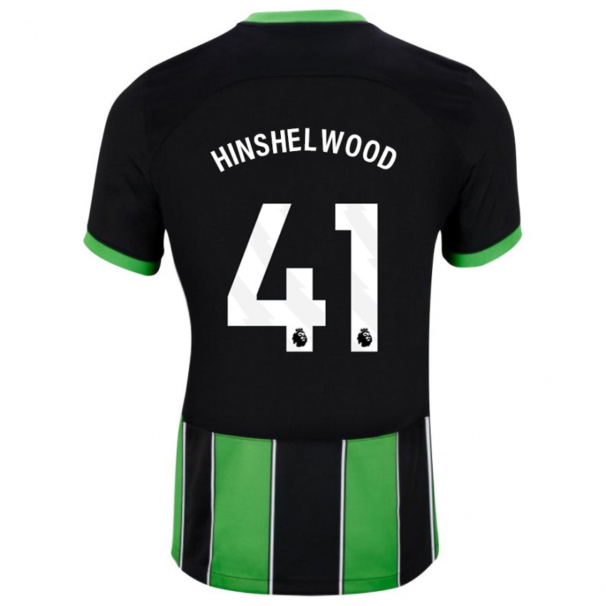 Damen Jack Hinshelwood #41 Schwarz Grün Auswärtstrikot Trikot 2023/24 T-Shirt Schweiz