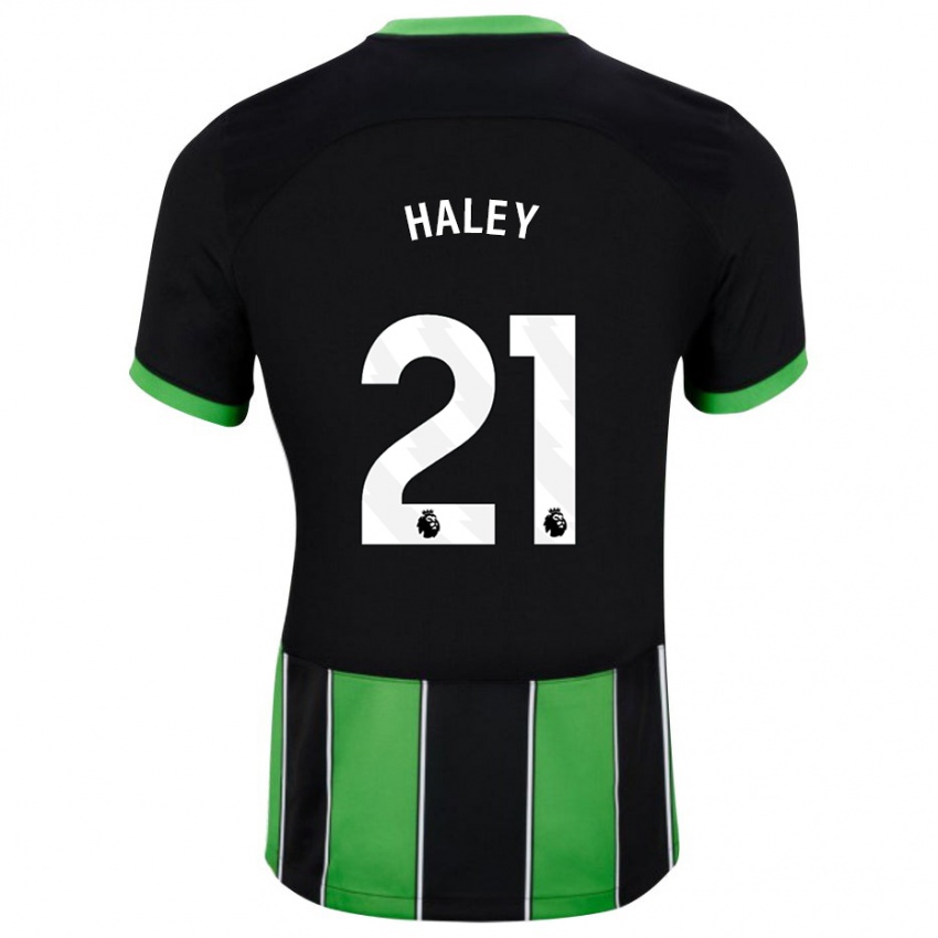 Damen Madison Haley #21 Schwarz Grün Auswärtstrikot Trikot 2023/24 T-Shirt Schweiz