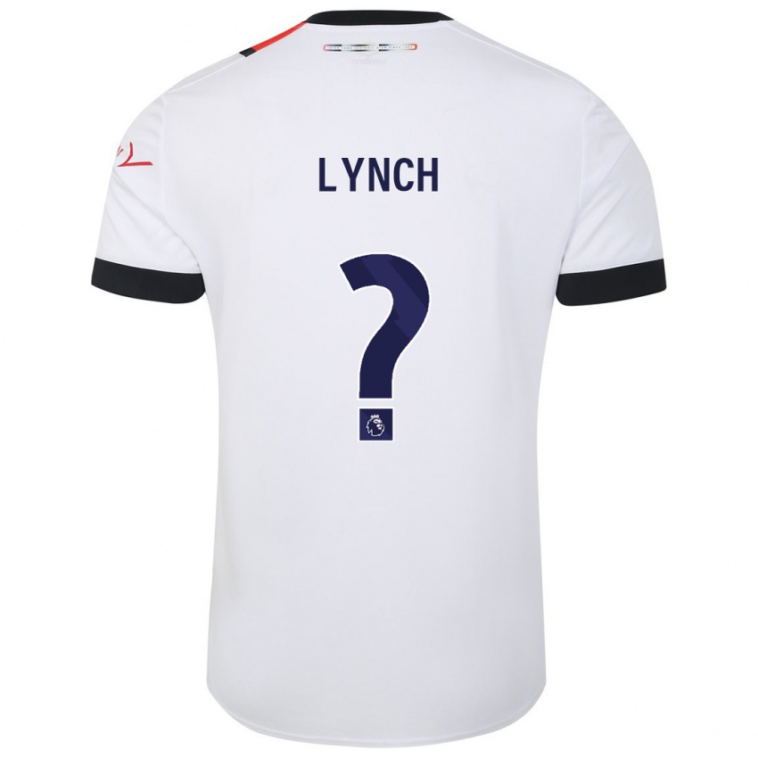Femme Maillot Oliver Lynch #0 Blanc Tenues Extérieur 2023/24 T-Shirt Suisse
