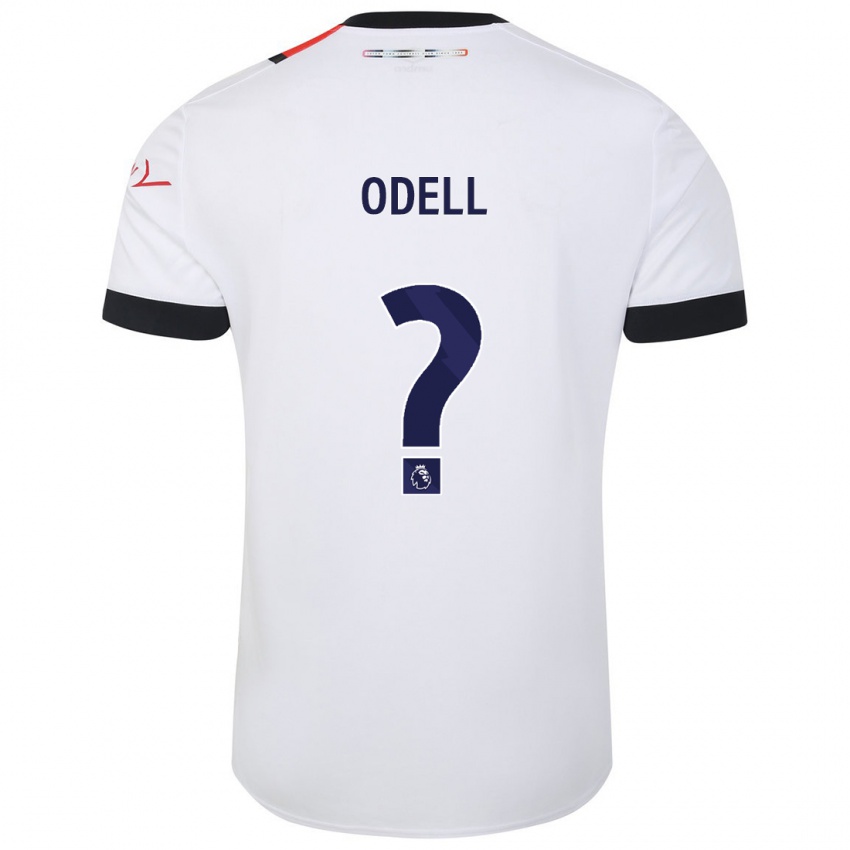 Femme Maillot Josh Odell #0 Blanc Tenues Extérieur 2023/24 T-Shirt Suisse