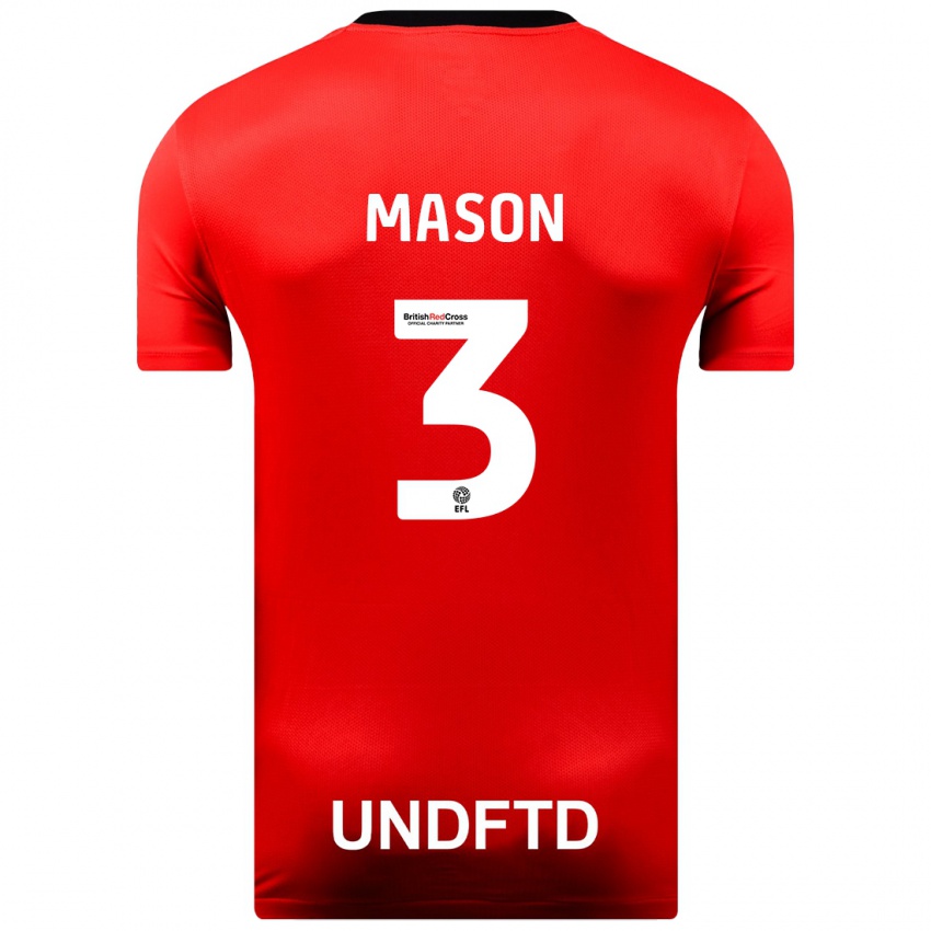 Damen Ellie Mason #3 Rot Auswärtstrikot Trikot 2023/24 T-Shirt Schweiz