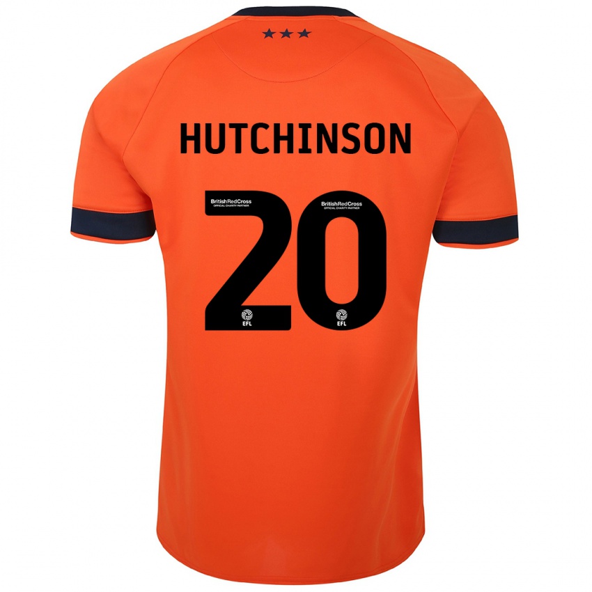 Damen Omari Hutchinson #20 Orangefarben Auswärtstrikot Trikot 2023/24 T-Shirt Schweiz