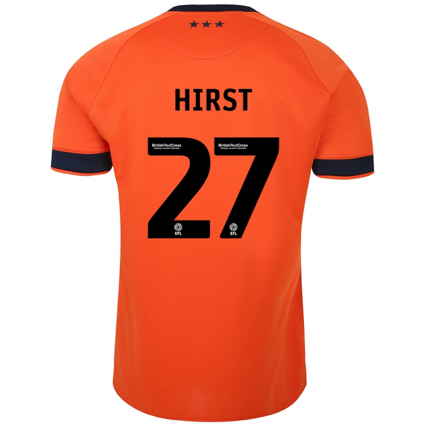 Damen George Hirst #27 Orangefarben Auswärtstrikot Trikot 2023/24 T-Shirt Schweiz