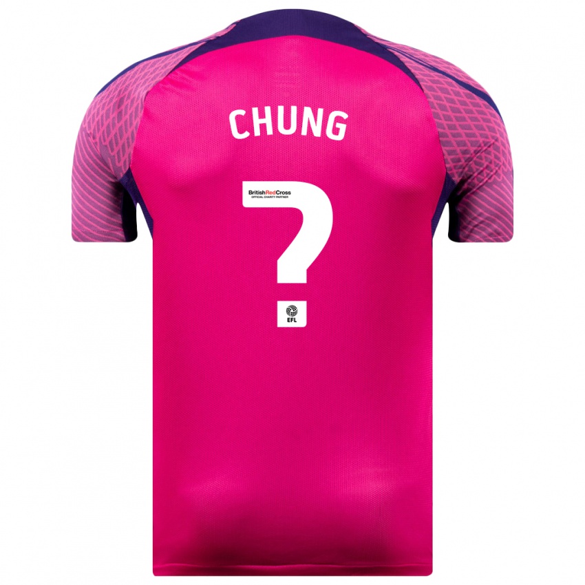 Damen Aaron Chung #0 Lila Auswärtstrikot Trikot 2023/24 T-Shirt Schweiz