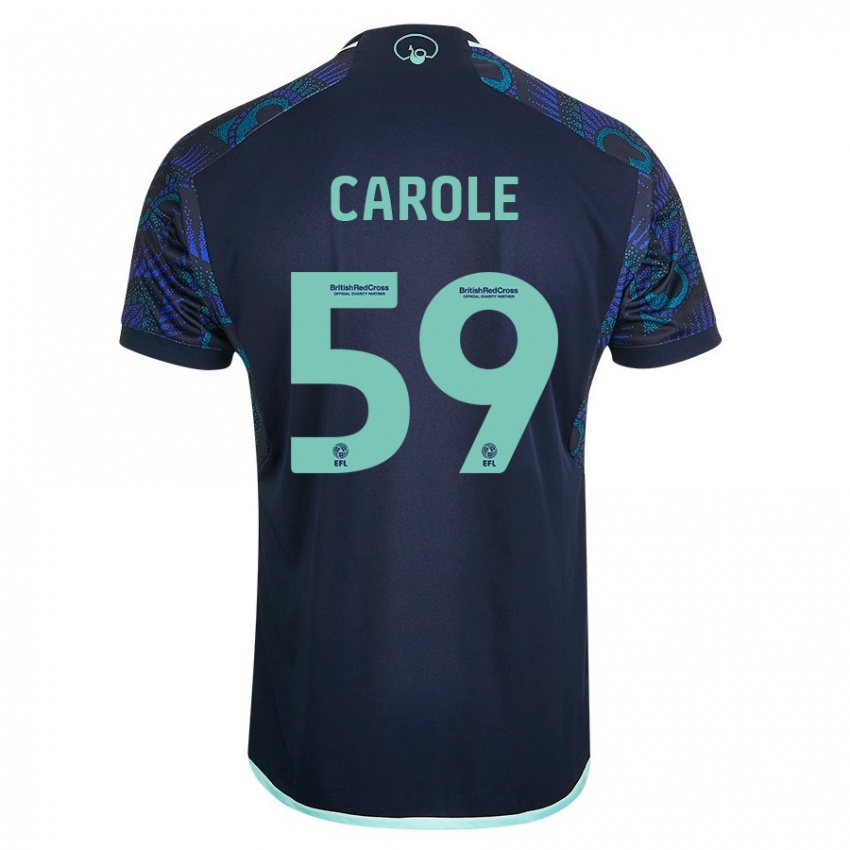 Damen Keenan Carole #59 Blau Auswärtstrikot Trikot 2023/24 T-Shirt Schweiz