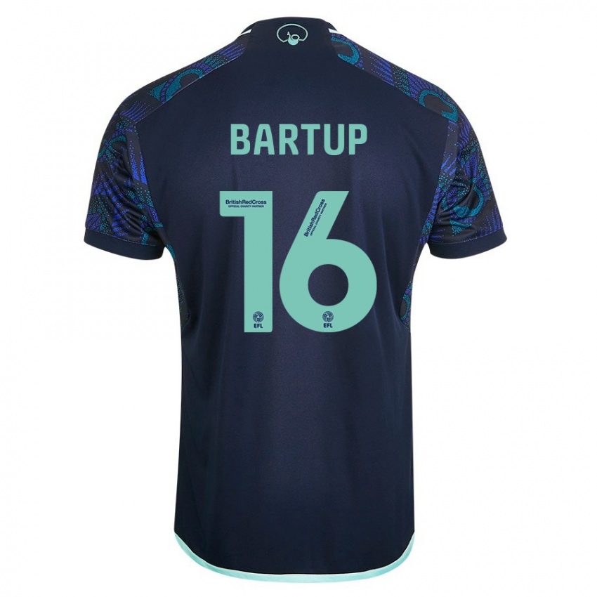 Damen Laura Bartup #16 Blau Auswärtstrikot Trikot 2023/24 T-Shirt Schweiz
