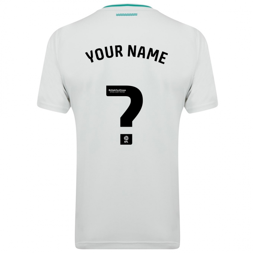 Femme Maillot Votre Nom #0 Blanc Tenues Extérieur 2023/24 T-Shirt Suisse