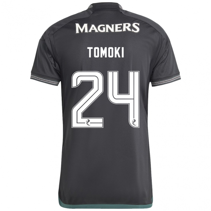 Damen Tomoki Iwata #24 Schwarz Auswärtstrikot Trikot 2023/24 T-Shirt Schweiz