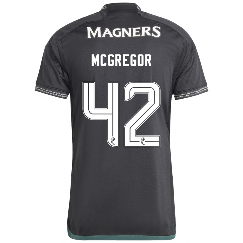 Damen Callum Mcgregor #42 Schwarz Auswärtstrikot Trikot 2023/24 T-Shirt Schweiz