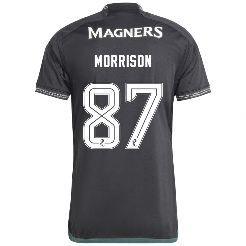 Damen Joe Morrison #87 Schwarz Auswärtstrikot Trikot 2023/24 T-Shirt Schweiz